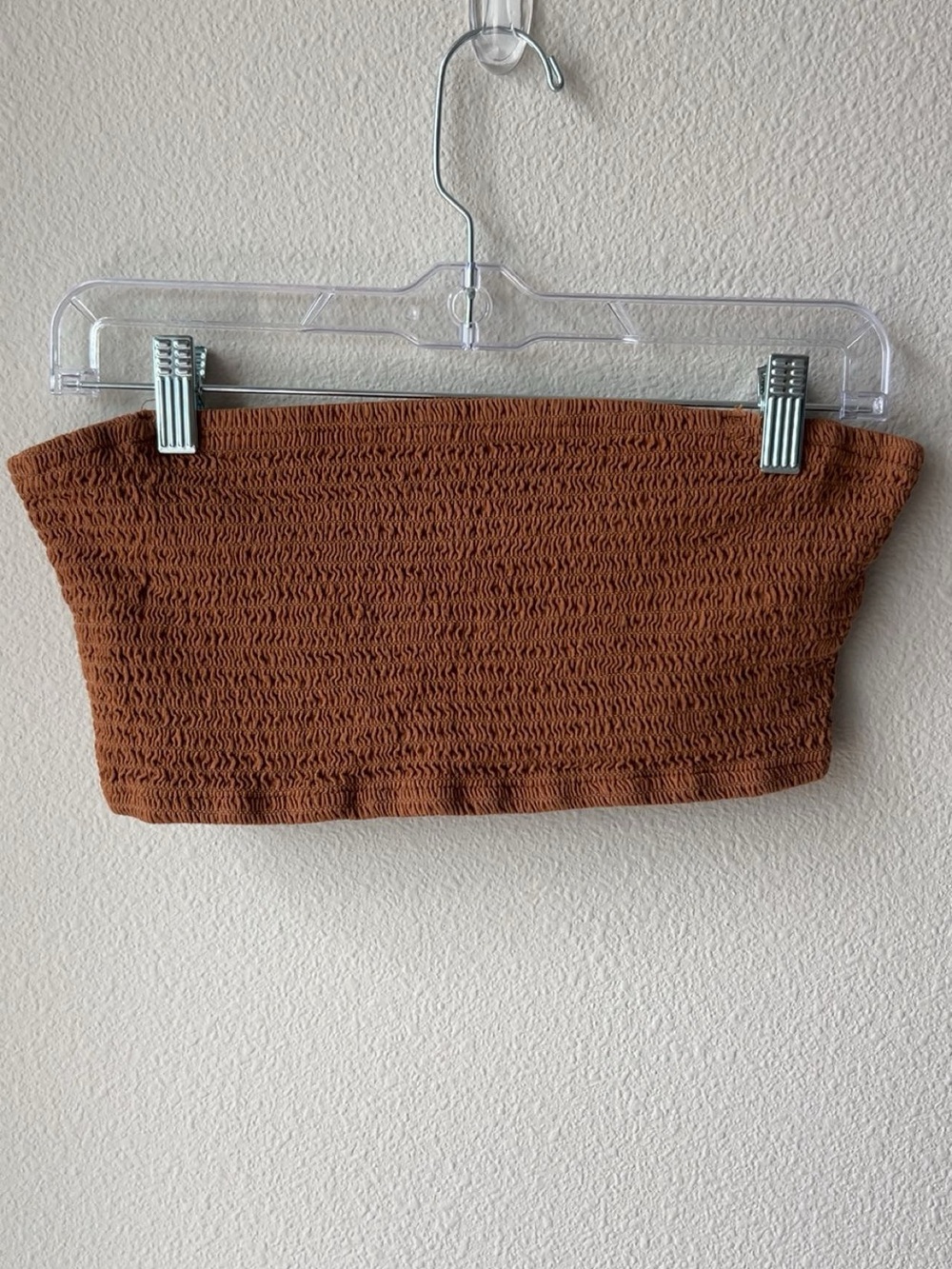 Anthropologie Brown Bandeau Top. Women’s Size Medium
